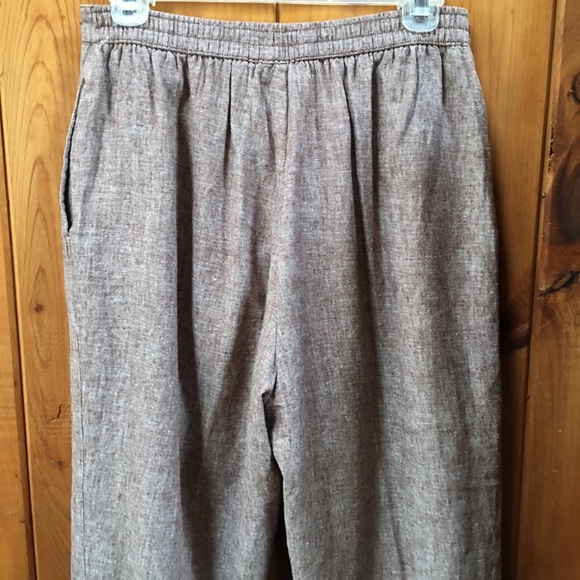 Marla Kim rust red linen and cotton pants - Picture 6 of 7